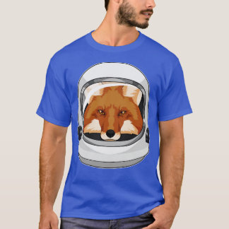 Fox as Astronaut with Helmet T-Shirt