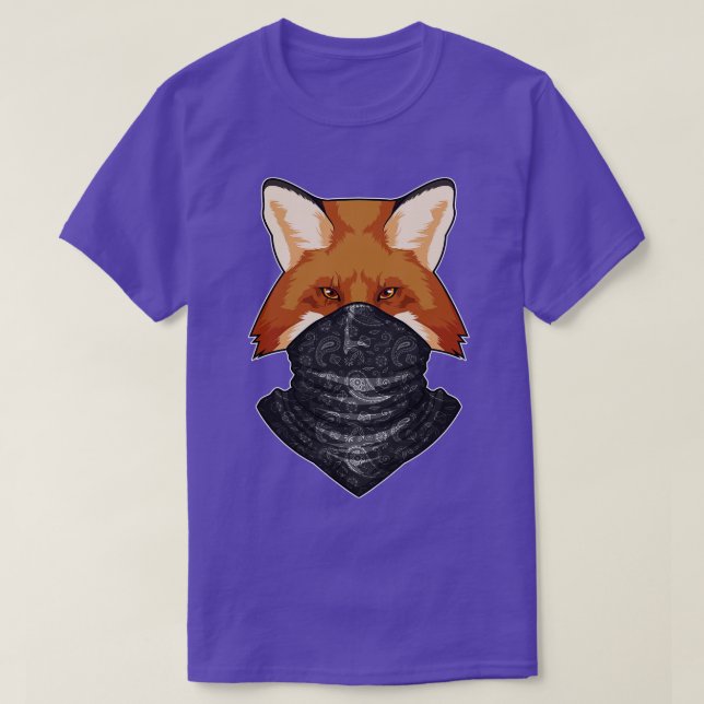 Fox as Bandit with Kerchief T-Shirt (Design Front)