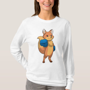 Fox as Boxer with Boxing gloves T-Shirt