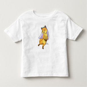 Fox as Bride with Veil Toddler T-Shirt