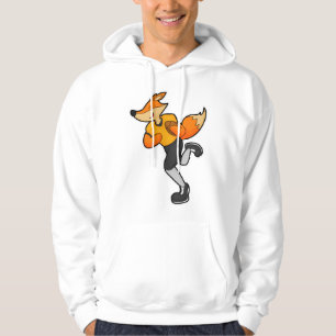 Fox as Football player with Football Hoodie