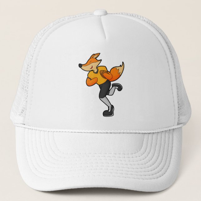 Fox as Football player with Football Trucker Hat (Front)