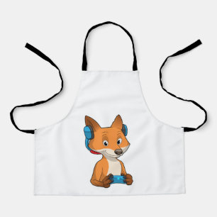 Fox as Gamer with Joystick Apron