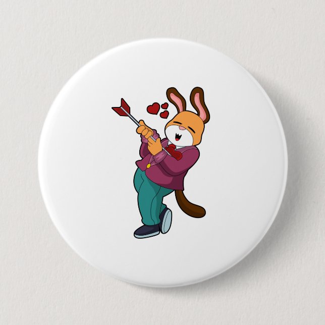 Fox as Groom with Suit 7.5 Cm Round Badge (Front)