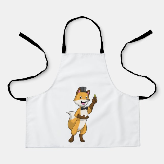 Fox as Groom with Wedding ring Apron (Front)