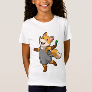 Fox as Hairdresser with Scissors T-Shirt