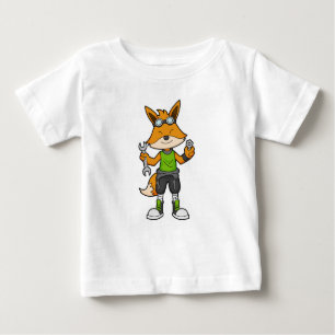 Fox as Mechanic with Wrench & Nut Baby T-Shirt