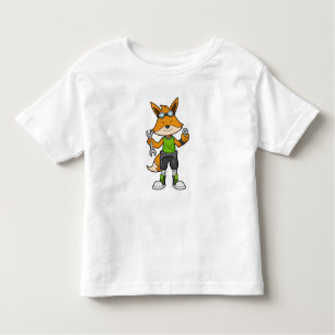 Fox as Mechanic with Wrench & Nut Toddler T-Shirt