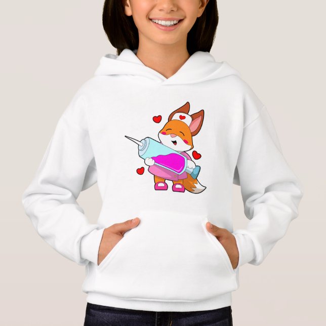 Fox as Nurse with Syringe (Front)