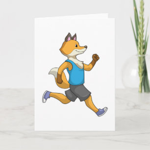 Fox as Runner at Running Card