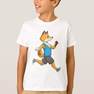 Fox as Runner at Running T-Shirt