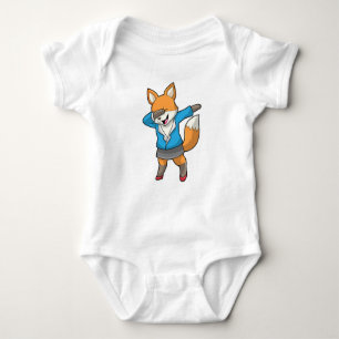 Fox as Secretary at Hip Hop Dance Baby Bodysuit