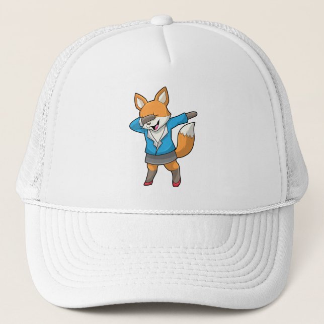 Fox as Secretary at Hip Hop Dance Trucker Hat (Front)