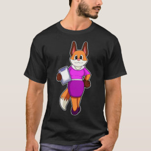 Fox as Secretary with Skirt T-Shirt