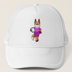 Fox as Secretary with Skirt Trucker Hat
