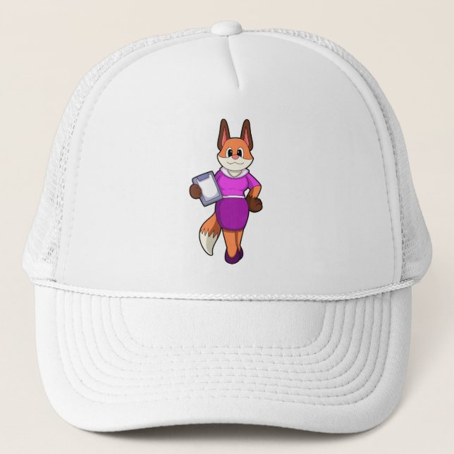 Fox as Secretary with Skirt Trucker Hat (Front)