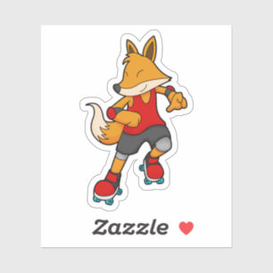 Fox as Skater with Roller skates