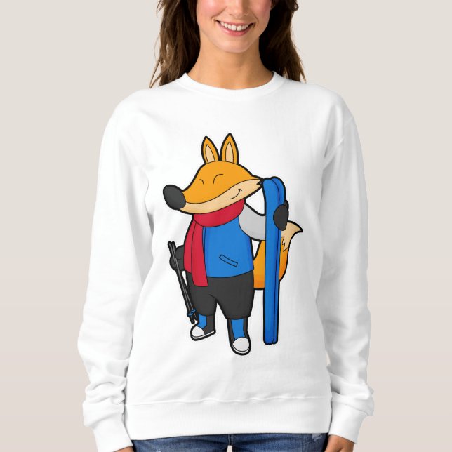 Fox as Skier with Ski Sweatshirt (Front)