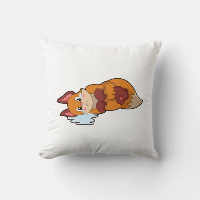 Fox at Crying Cushion (Front)