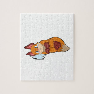 Fox at Crying Jigsaw Puzzle
