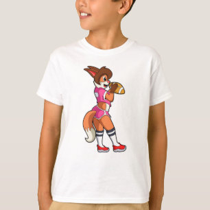 Fox at Football Sports T-Shirt