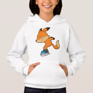 Fox at Ice skating with Ice skates