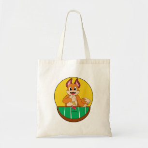 Fox at Poker with Poker chips Tote Bag