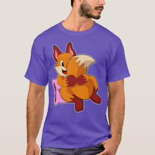 Fox At Sleeping With Pillow  T-Shirt