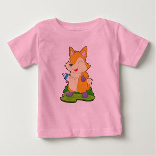 Fox Baby bottle Milk Baby T-Shirt