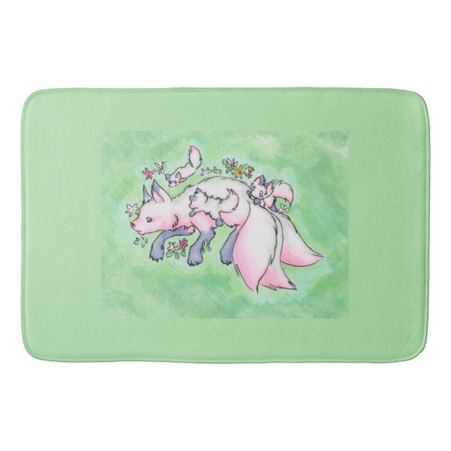 Fox Bath Mat (Front)