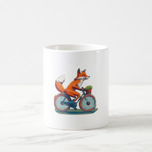 Fox Bicycle Coffee Mug