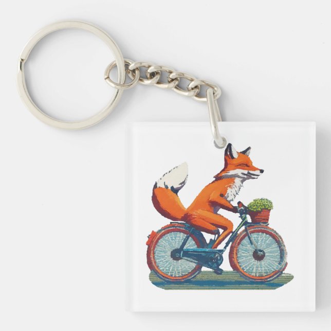 Fox Bicycle Key Ring (Front)