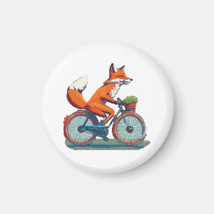 Fox Bicycle Magnet