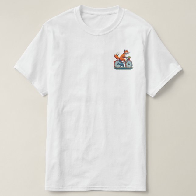 Fox Bicycle T-Shirt (Design Front)