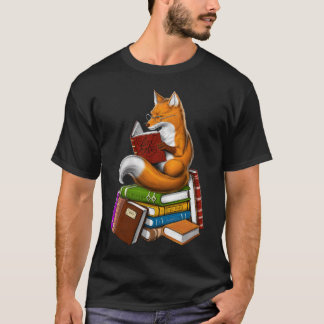 Fox Book Lover T-Shirt