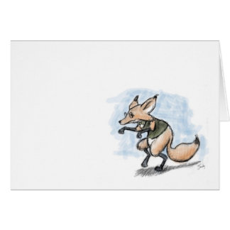 Fox Bow Tie Guy Card