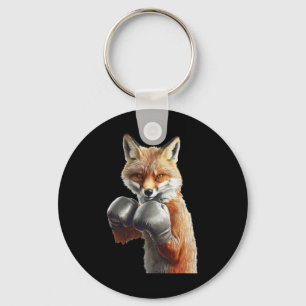 Fox Boxing  Key Ring