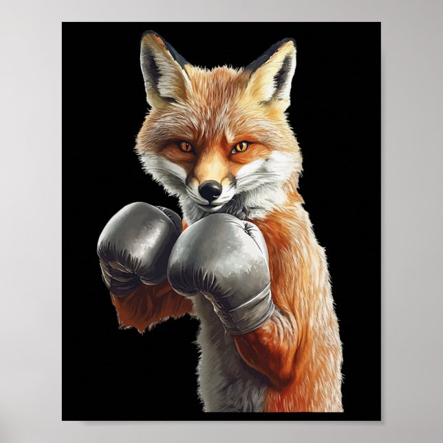 Fox Boxing  Poster (Front)