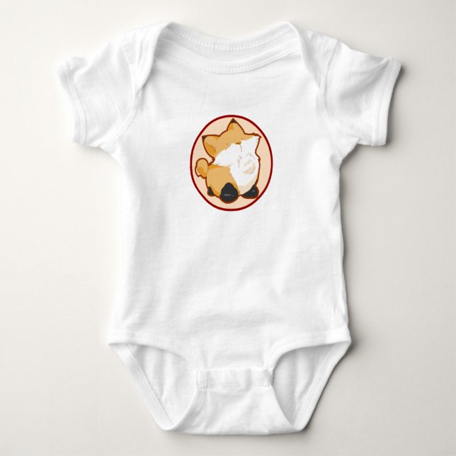 Fox Cadet - Infant Baby Bodysuit (Front)