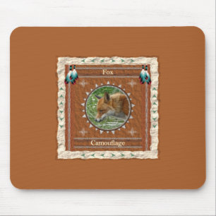 Fox Camouflage Energy Mouse Pad