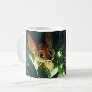 fox Cartoon Style vibrant Cute Colorfull Coff Coffee Mug