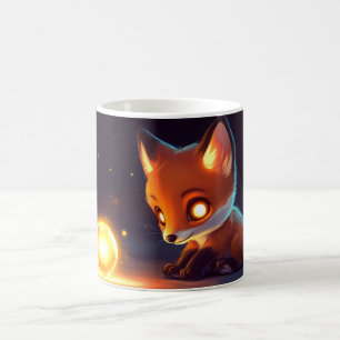 fox Cartoon Style vibrant Cute Colorfull Coffee Mug