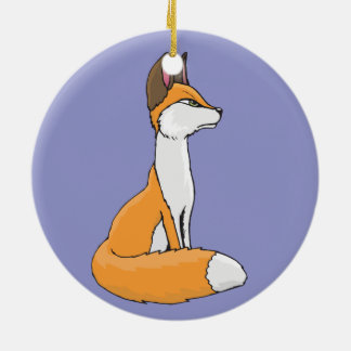 Fox Ceramic Ornament