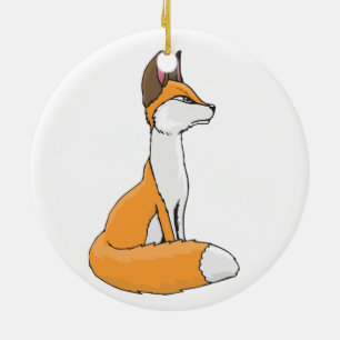 Fox Ceramic Ornament