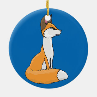 Fox Ceramic Ornament