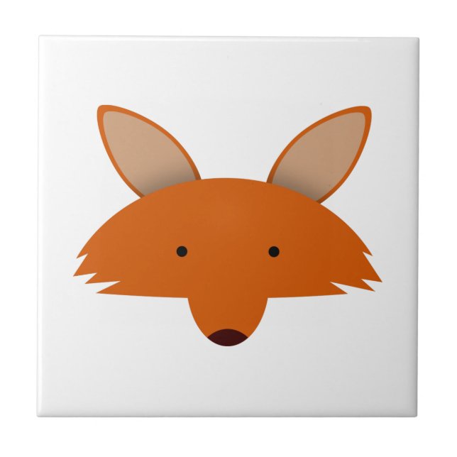Fox Ceramic Tile (Front)