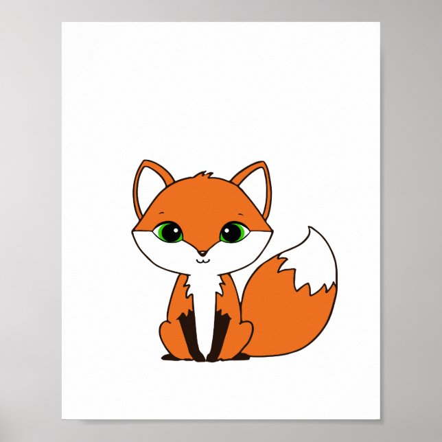 Fox Chibi-Style Poster (Front)