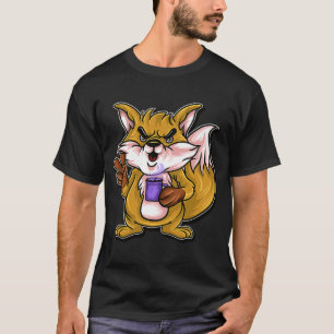 Fox Children Men Women Fox Coffee Red Fox Natural T-Shirt