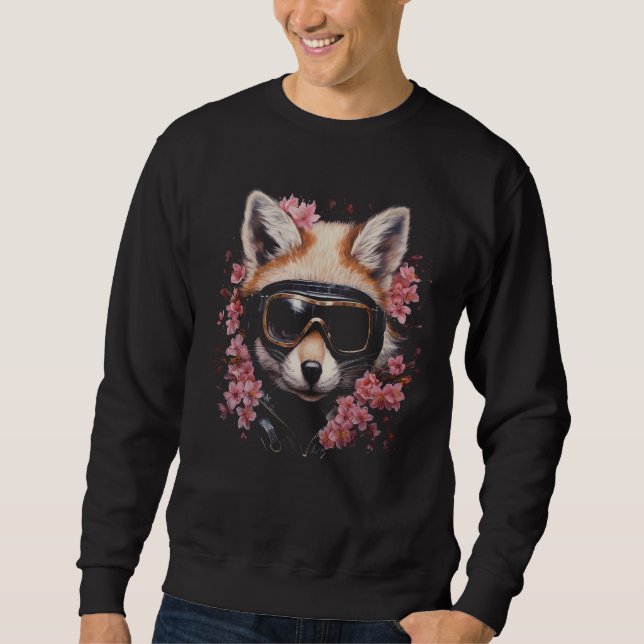 Fox Church Blossom Sunglasses  Animal Pilot Fox Sweatshirt (Front)