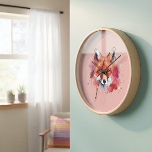 Fox Clock
